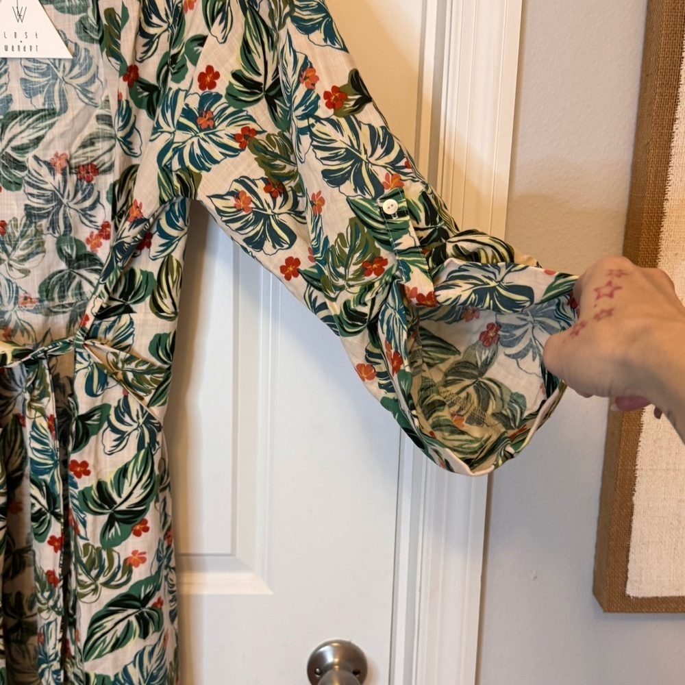 Lost + Wander Tropical Leaf Kimono large - Picture 5 of 5